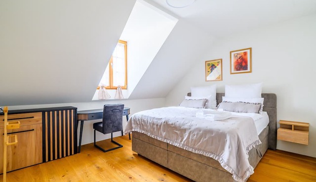 Casa Rheinblick - Apartment D - 3BR Penthouse with Rooftop Terrace