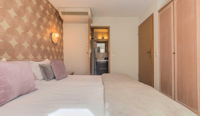 Cosy, air-conditioned flat -1BR/4P- Geneva