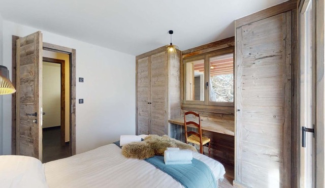 Cosy chalet in Vex with balcony