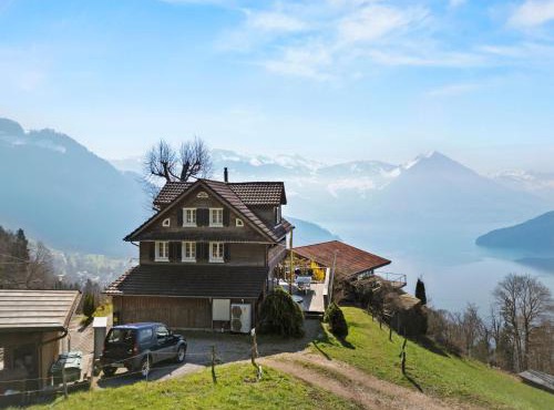 A&Y Holzhaus Chalet Vitznau Whirlpool Rigi