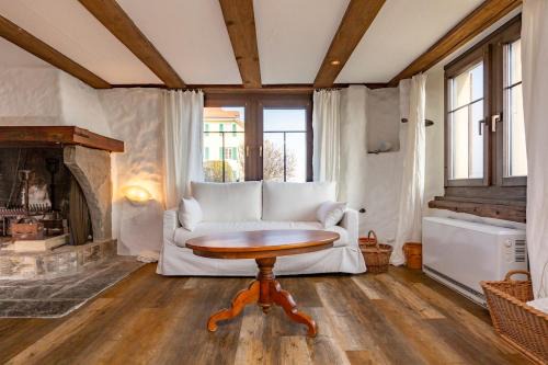 Panoramic apartment with charming swiss interior