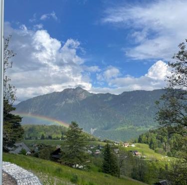 Place for camping car at leysin